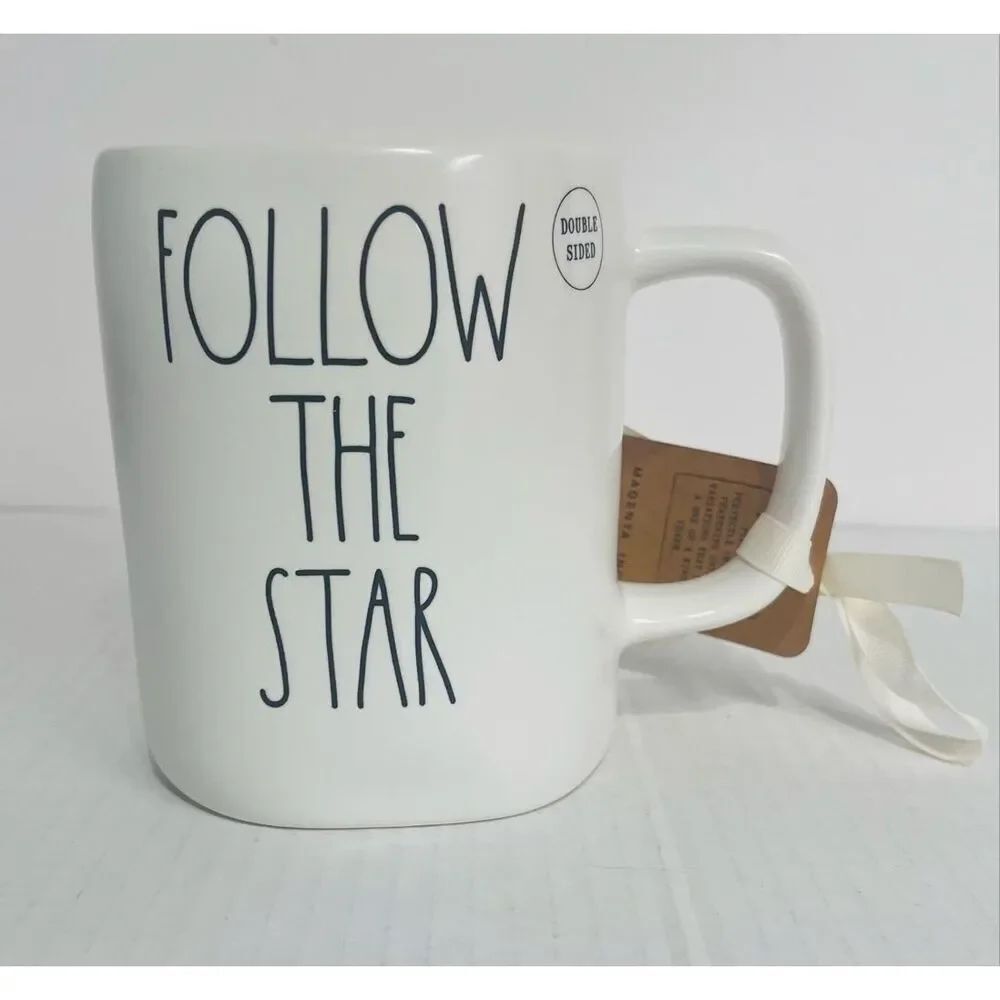 Rae Dunn FOLLOW THE STAR Mug   NWT